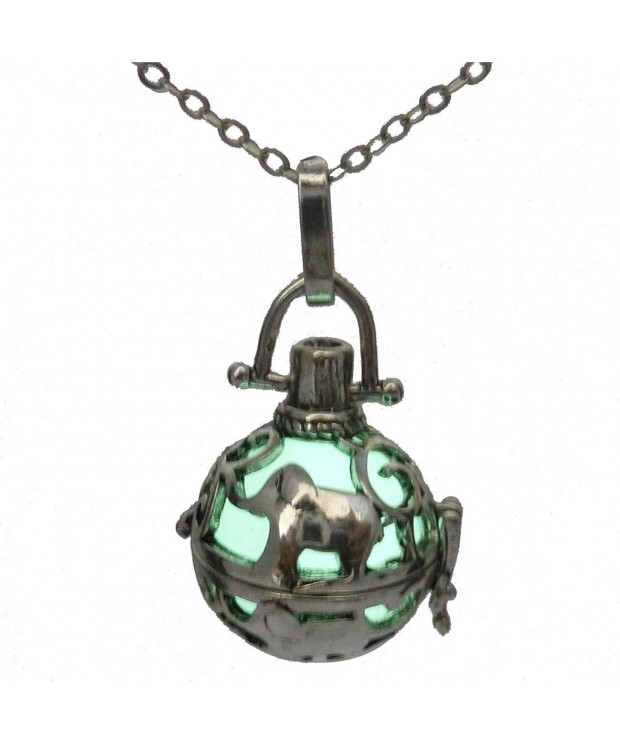 Vintage Elephant Essential Diffuser Necklace