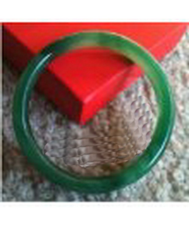 Dark Green Imitation Bangle Bracelet