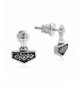 Magnificent Hammer Sterling Silver Earrings