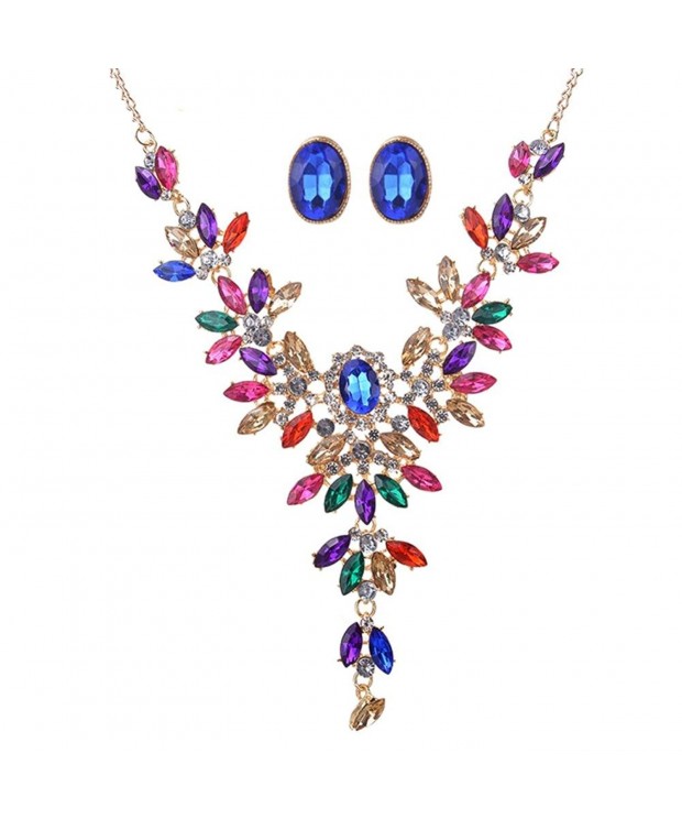 Fashion Crystal Necklace Jewelry Statement
