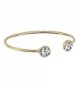 Oroclone Plated Swarovski Bangle Bracelet