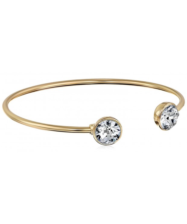 Oroclone Plated Swarovski Bangle Bracelet