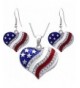 American National Pendant Necklace Earrings