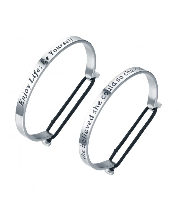 CJ Stainless Inspirational Bracelet Tie