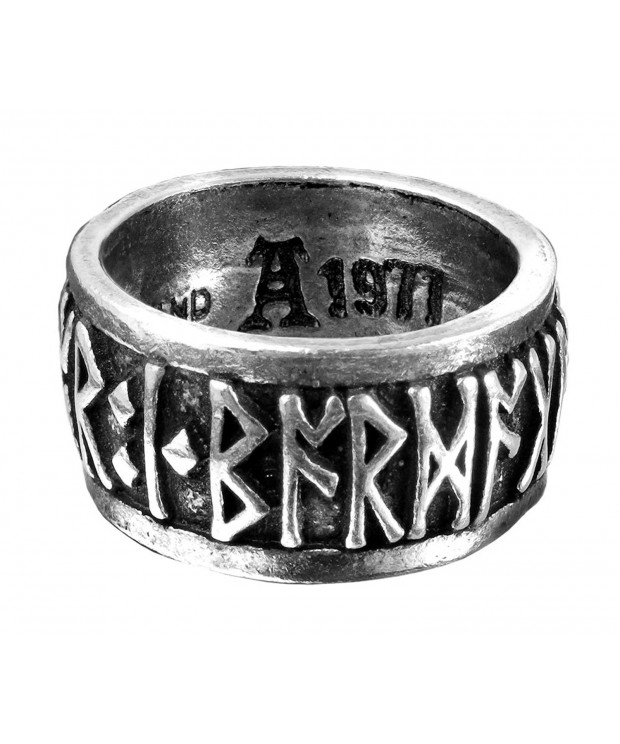Runeband Ring Alchemy Gothic England