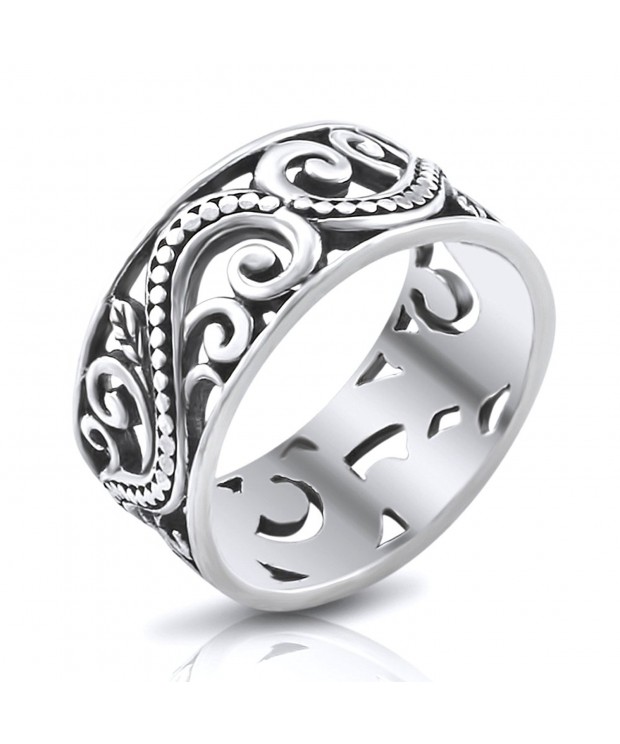 Sterling Silver Antique Filigree Scroll