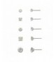 Hypoallergenic Silver Zirconia Earring Sensitive