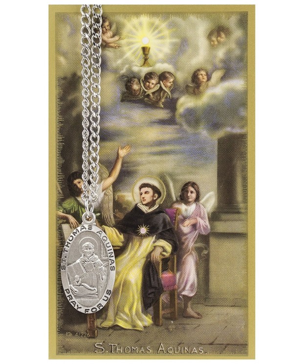 Thomas Aquinas 1 inch Pendant Necklace