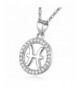 GTN2240 Silver Stones Pendant Rhodium