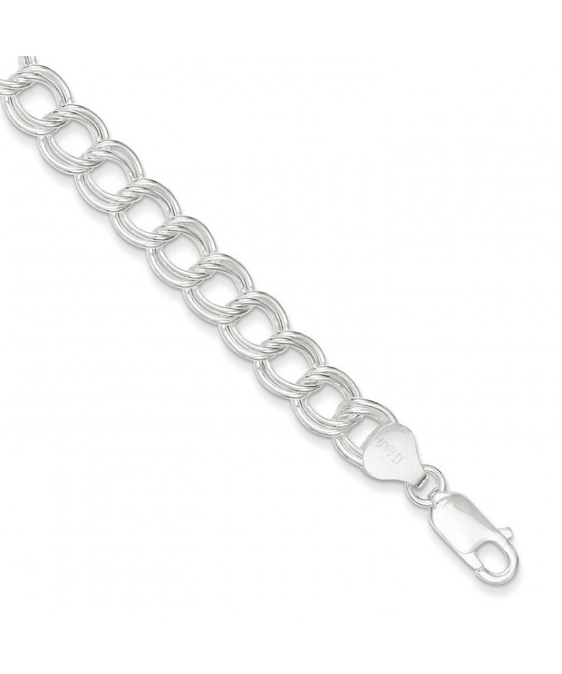 Sterling Silver Link Bracelet Inches