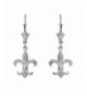 Fleur Dangle Earrings Sterling Silver