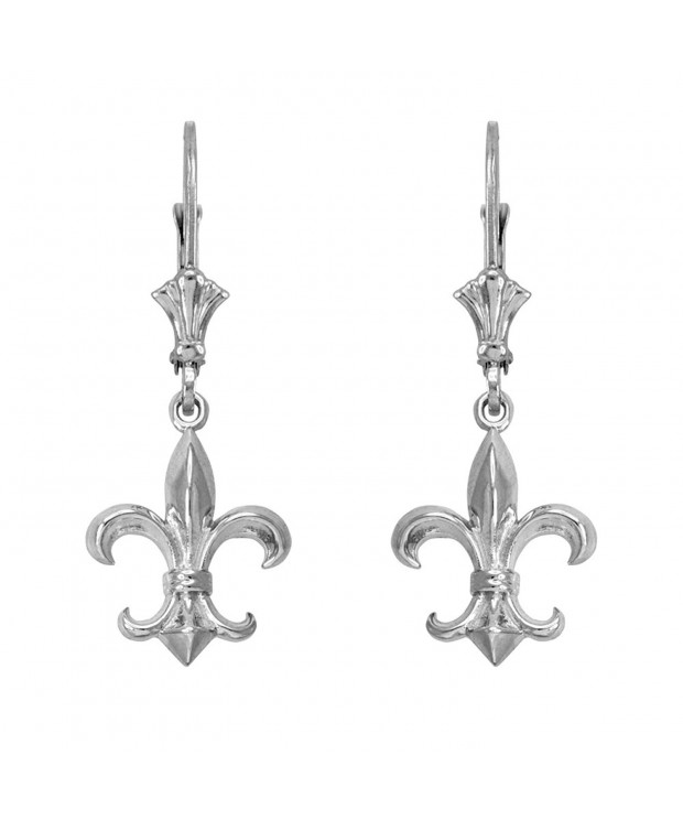 Fleur Dangle Earrings Sterling Silver