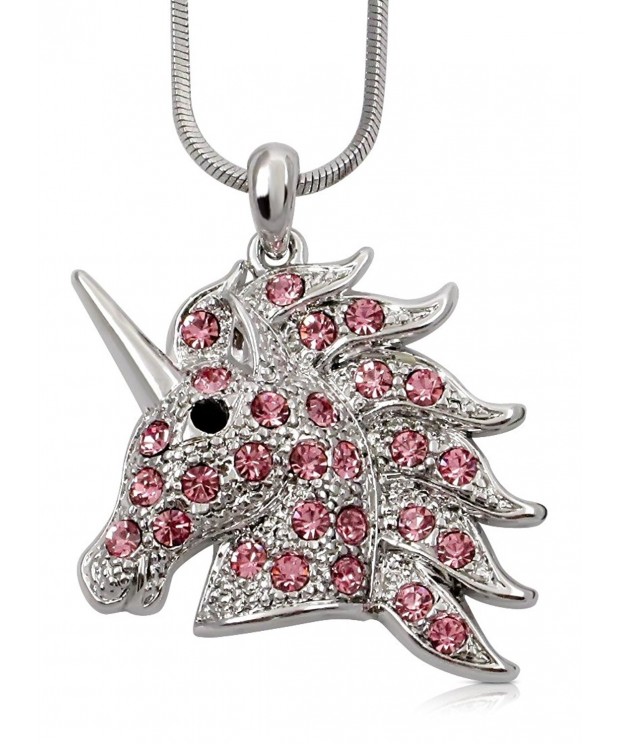 Magical Crystal Unicorn Pendant Necklace