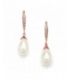 Mariell Vintage Wedding Earrings Zirconia