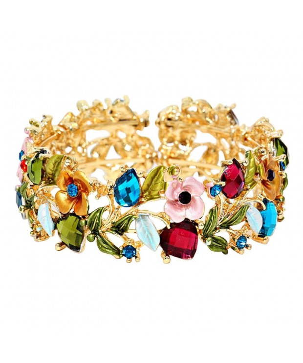 Rosemarie Collections Crystal Fashion Bracelet