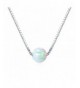 Sterling Silver Created Choker Necklace