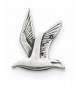 Finejewelers Sterling Silver Antiqued Seagull