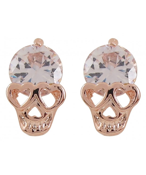 DaisyJewel Halloween White Crystal Earrings