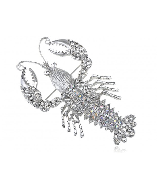 Alilang Borealis Crystal Rhinestone Lobster