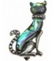 Lova Jewelry Abalone Cat Pin