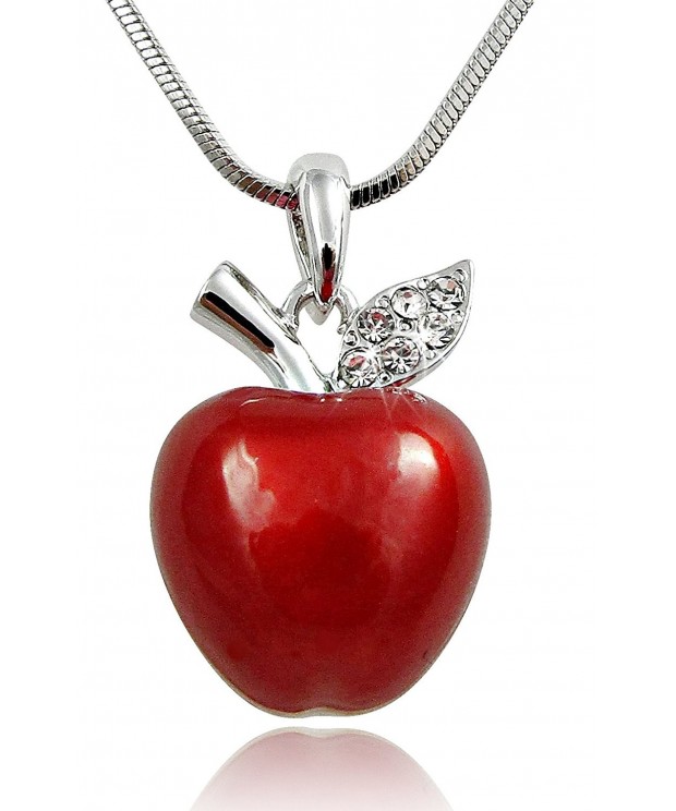 Gift Teachers Crystal Accented Necklace