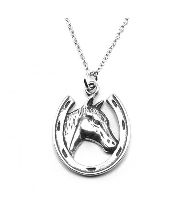 Sterling Silver Lucky Horseshoe Necklace