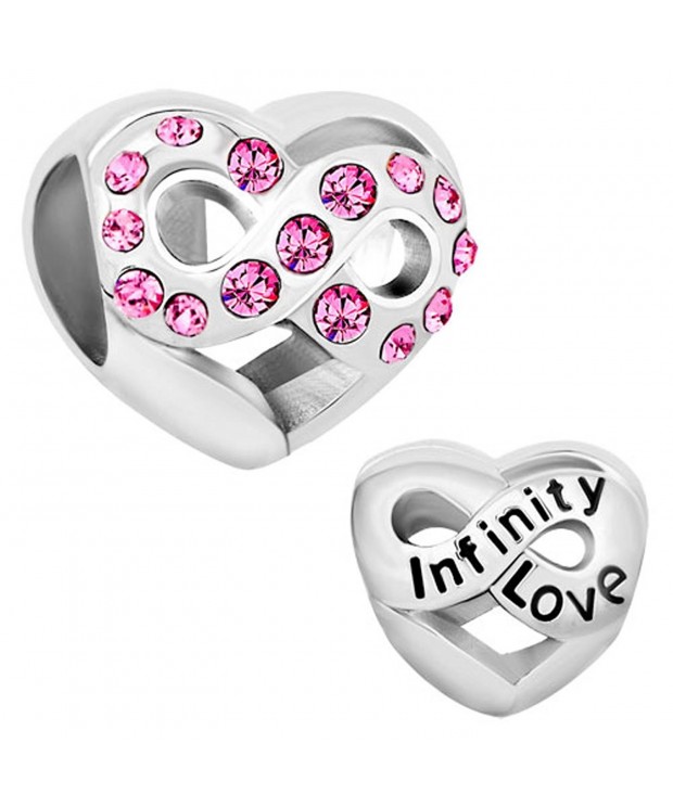 CharmsStory Infinity Simulated Birthstone Synthetic