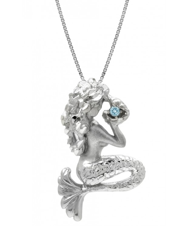 Sterling Silver Mermaid Necklace Pendant