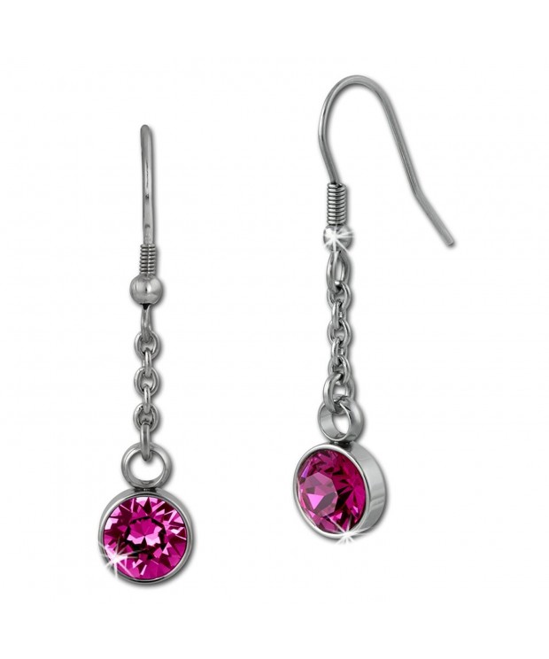 Amello Stainless earrings Swarovski ESOS06P