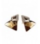 Triangle Swarovski Elements Crystal Earrings