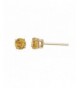 Yellow Basket Genuine Earrings Citrine