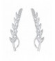 DOMILINA Olive Leaf Ear Climbers