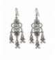 Crossbones Medieval Renaissance Chandelier Earrings