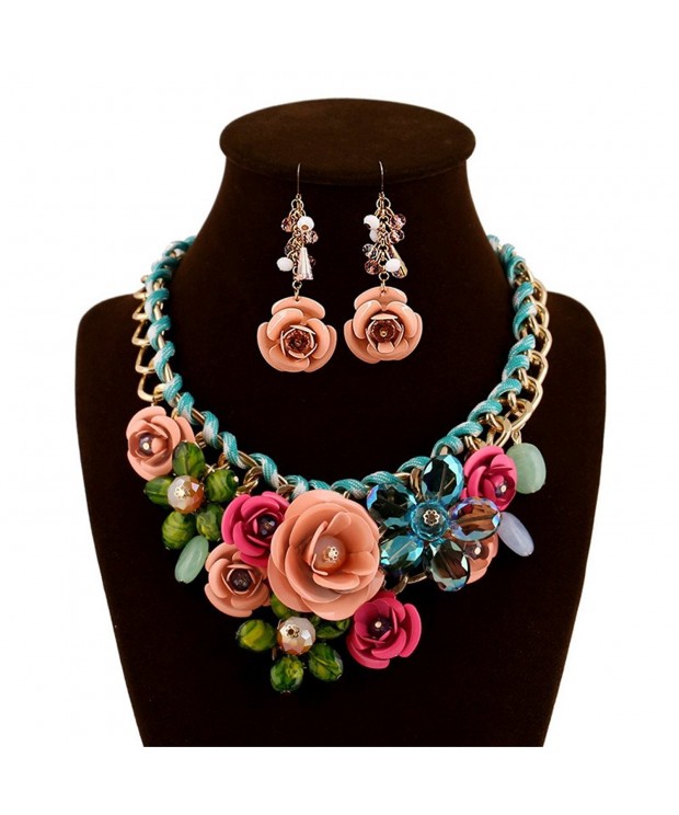 Kexuan Fanshion Jewelry Statement Necklace