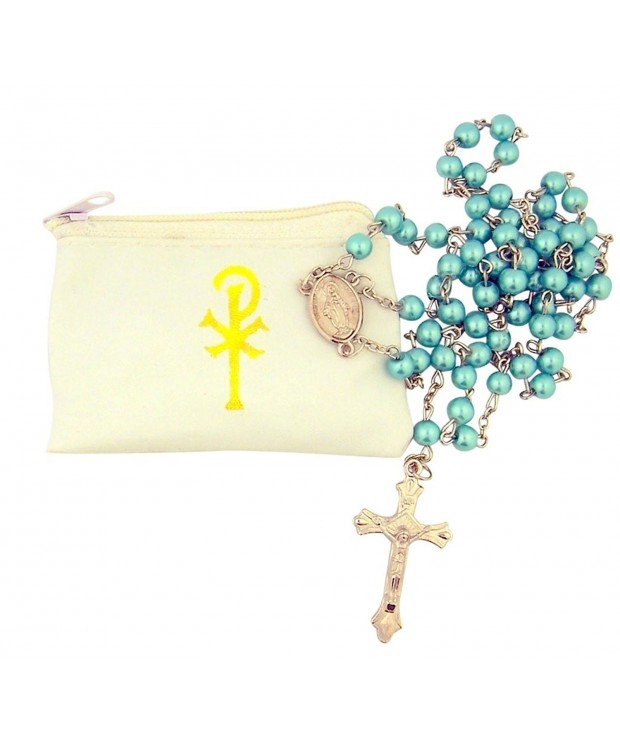 Catholic Women Girls Rosary Zipper