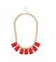 Lux Accessories Square Statement Necklace