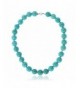 Simulated Turquoise Howlite Necklace Lobster