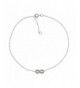 Womens Sterling Silver Infinity Character