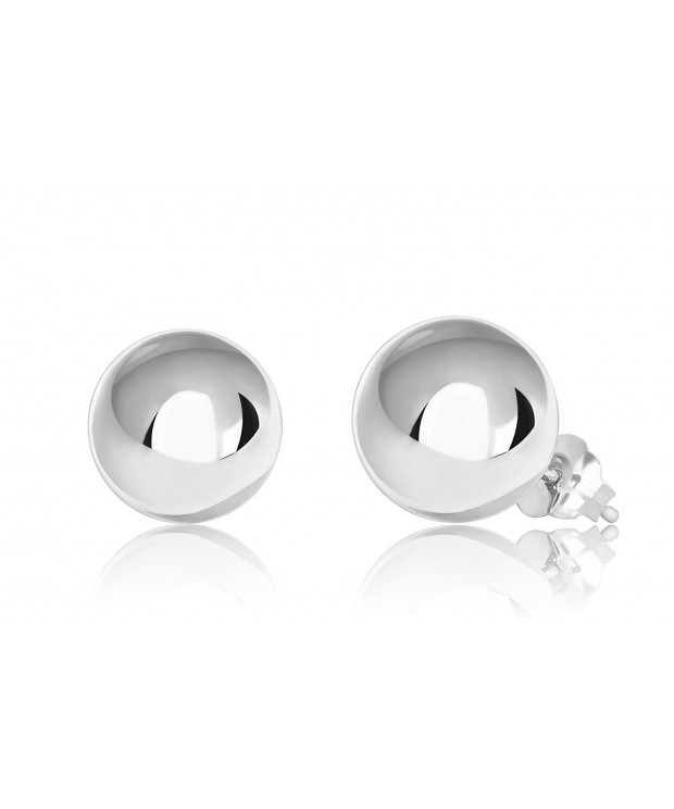 Sterling Silver Ball Stud Earrings