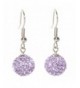 Shamballa Earrings Beautiful Rhinestones Crystals