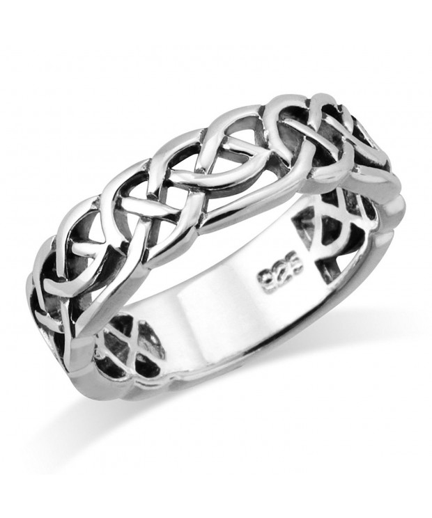 Sterling Silver Woven Celtic Trinity
