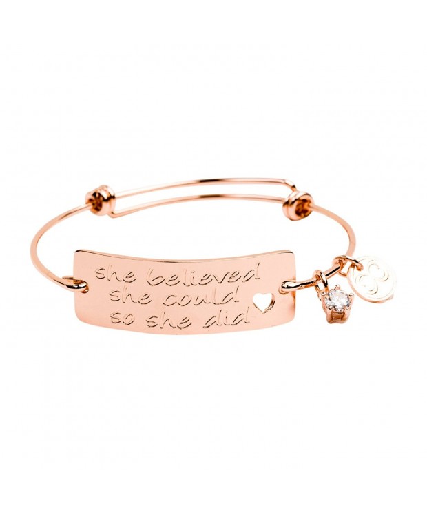 Expandable Bracelet Believed Inspirational Perfect