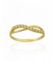 Gold Cross over Infinity twist Band