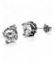 Elove Jewelry Stainless Zirconia Earrings