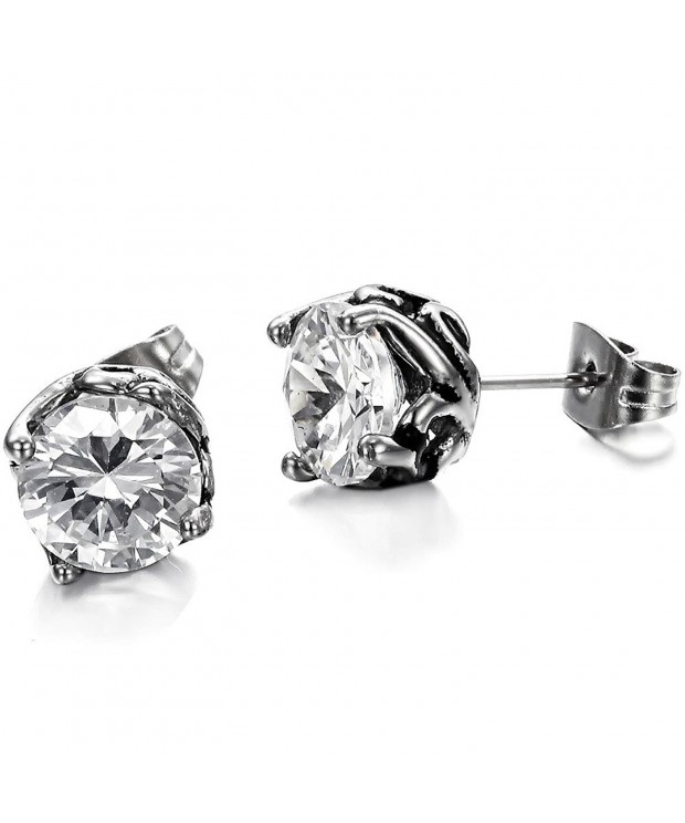 Elove Jewelry Stainless Zirconia Earrings