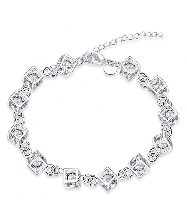 Zircon Bracelet Sterling Silver Jewelry