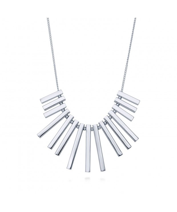 BERRICLE Rhodium Statement Necklace Extender