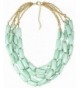 Strand Layers Acrylic Statement Necklace