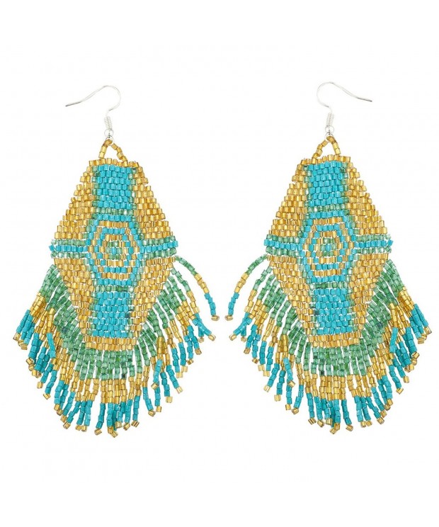 Lux Accessories Synthetic Turquoise Statement