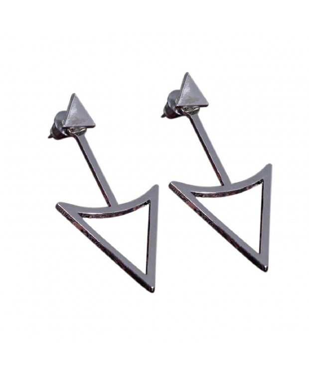 SusenstoneGreatmate Geometric Exaggerated Diamond Earrings